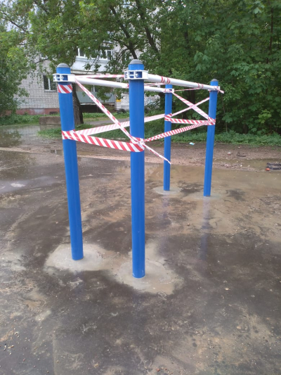 Установка оборудования на ул.Дунаева