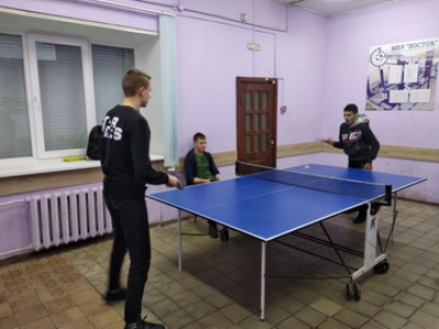 Новогодний блицтурнир по настольному теннису «White ball» в личном зачете.
