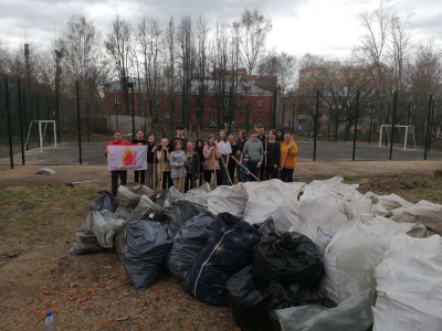 Уборка на спортивных площадках