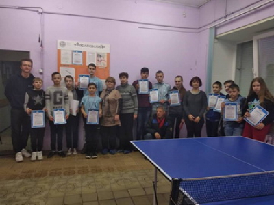 Финал ЛДЧ по настольному теннису.