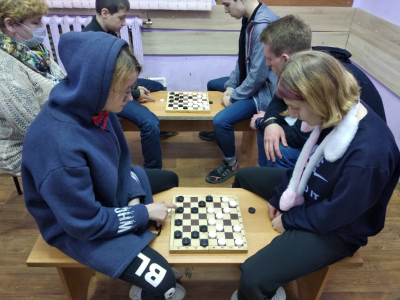 Финал Лиги дворовых чемпионов по шашкам