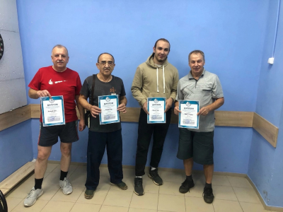 ПЕРВЕНСТВО КЛУБА &quot;ЗВЕЗДА&quot; ПО НАСТОЛЬНОМУ ТЕННИСУ В ЛИЧНОМ ЗАЧЁТЕ.