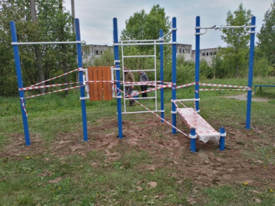 Доукомплектация площадки на ул.Балинской