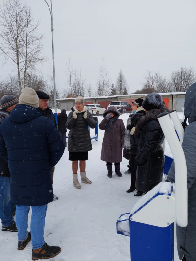 Открытие спортивной площадки в переулке Торфяной