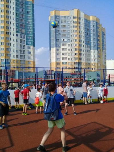 Лето на спортивной площадке!!!